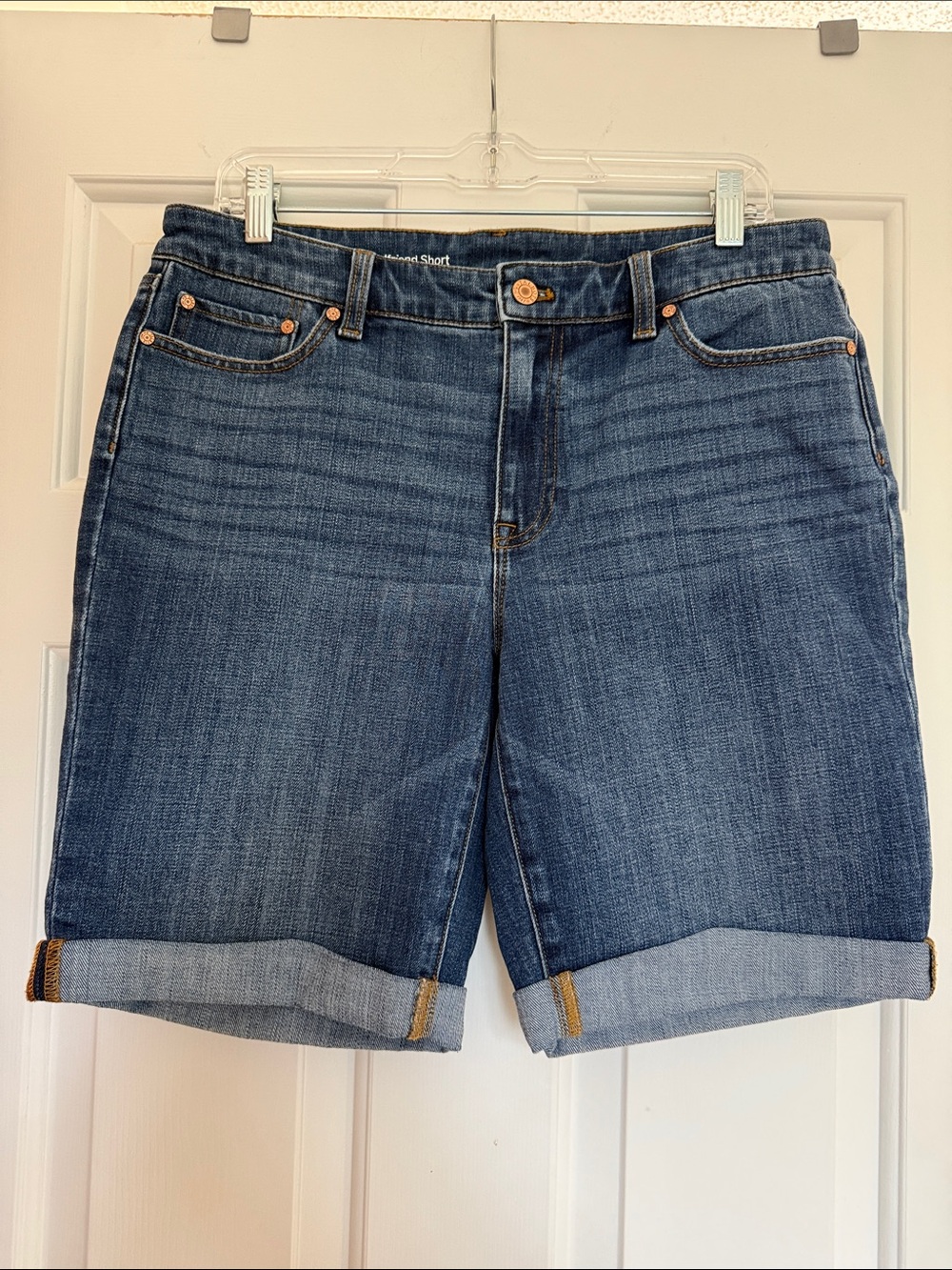 Talbots Medium Blue Denim Jean Shorts